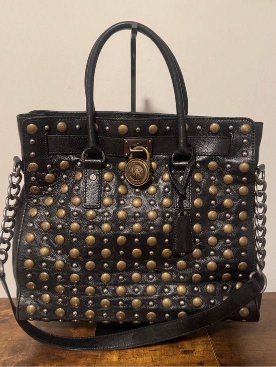 Michael Kors Handbags - Michael Kors Hamilton Studded Satchel/Tote